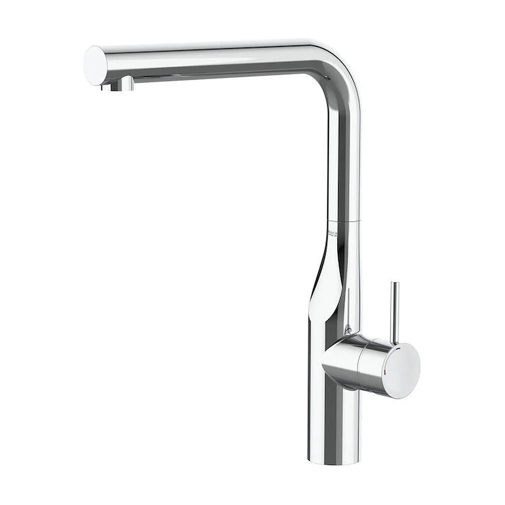 Conjunto de grifo y fregadero de acero inoxidable de 54 cm en acabado cromado Roma Roca - Vista 4