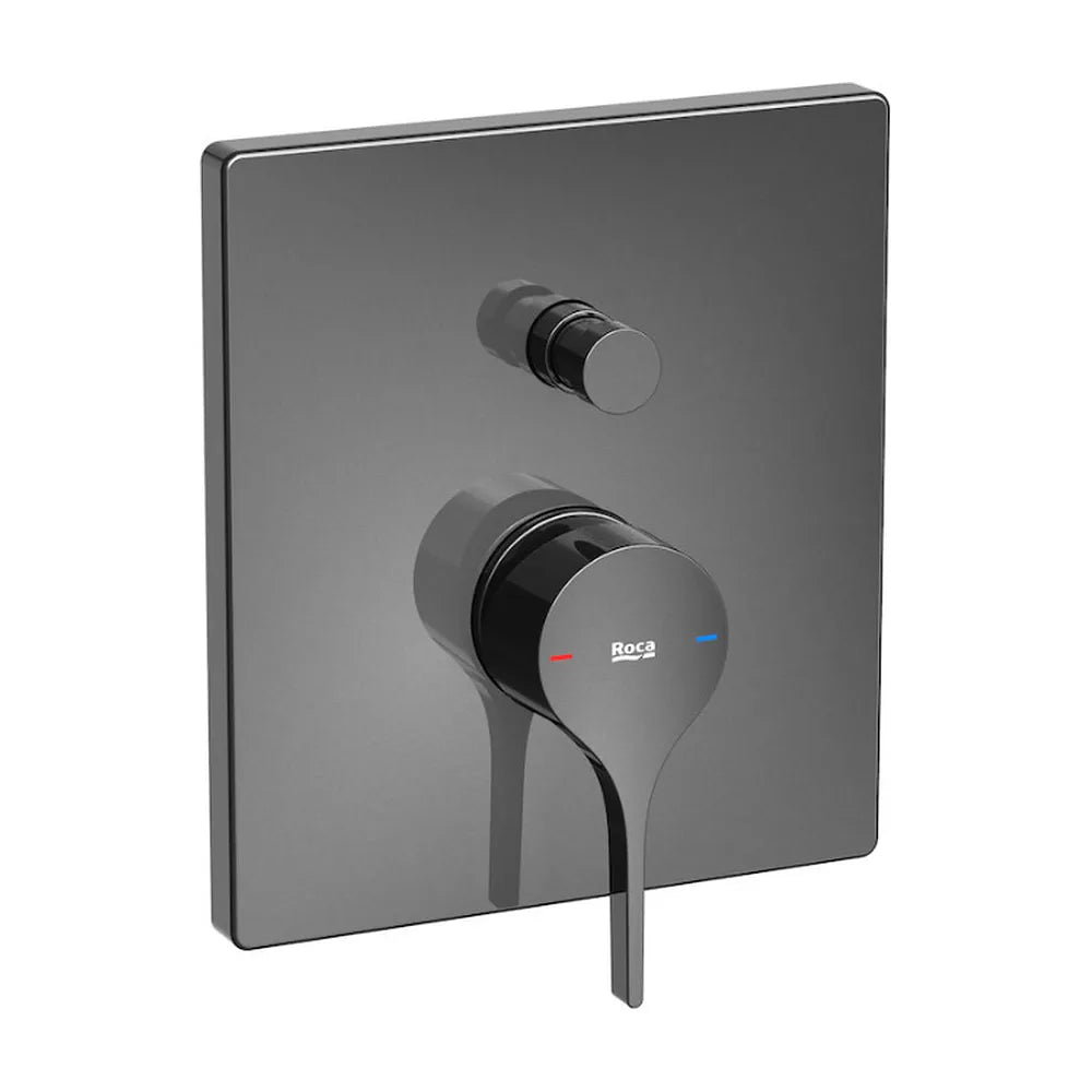 Grifo Empotrable de Ducha Monomando Titanio Insignia Negro Roca - Vista 1