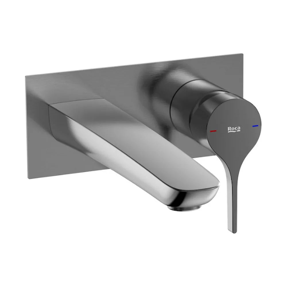 Grifo de Lavabo Empotrable Titanio Cepillado Insignia Negro Roca - Vista 1