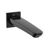 Caño de Bañera Mural Titanio Insignia 23,3 cm Negro Roca