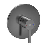 Torneira de Duche Circular Preto Titânio Escovado Naia Roca