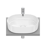 Lavabo Hecho en Fineceramic Round Inspira 50 cm White Roca