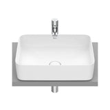 Lavabo de Fineceramic Square Inspira 50 cm White Mate Roca