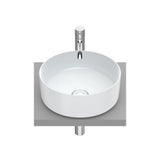 Fineceramic Circular Washbasin Perla Round Inspira 37cm Roca