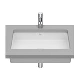 Lavabo Bajo Encimera de Fineceramic Inspira White Mate Roca
