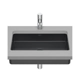 Lavabo Bajo Encimera de Fineceramic Gris Oscuro Onix Inspira Roca