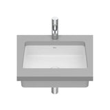 Lavatório Baixo Bancada Branco Mate Inspira 49 cm Roca