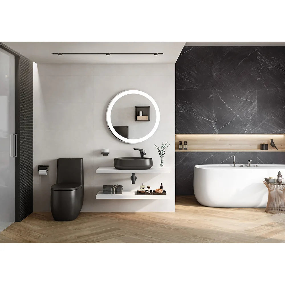 Lavabo Sobre Encimera de Fineceramic Gris Oscuro Onix Beyond 58 cm Roca - Vista 2