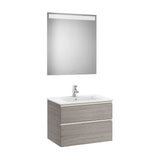 Conjunto de Baño con 2 Cajones de 70 cm Colección The Gap Roble Roca