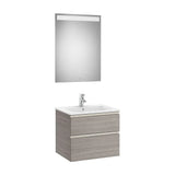 Conjunto de Baño con 2 Cajones de 60 cm Colección The Gap Roble Roca