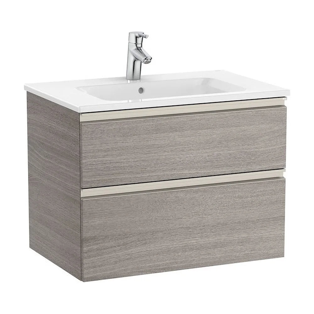 Mueble de Baño con Lavabo Central Unik de 70 cm Colección The Gap Roble Roca - Vista 1