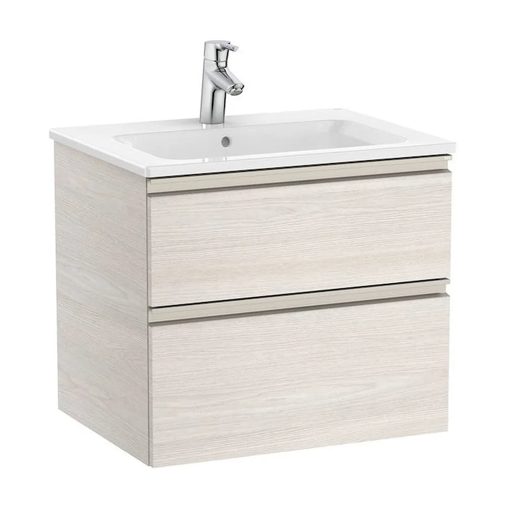 Mueble de Baño con Lavabo Central Unik de 60 cm Colección The Gap Fresno Roca - Vista 1