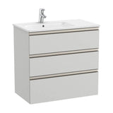 Bathroom Vanity Unit with Basin Izquierdo Gris Ártico Unik de 80 cm Colección The Gap Roca