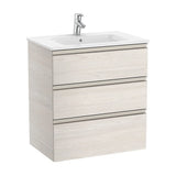 Bathroom Vanity Unit with Basin Central Unik de 70 cm Colección The Gap Fresno Roca