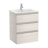 Móvel para Casa de Banho Com Lavatório Central Cor Unik The Gap 60 cm Fresno Roca