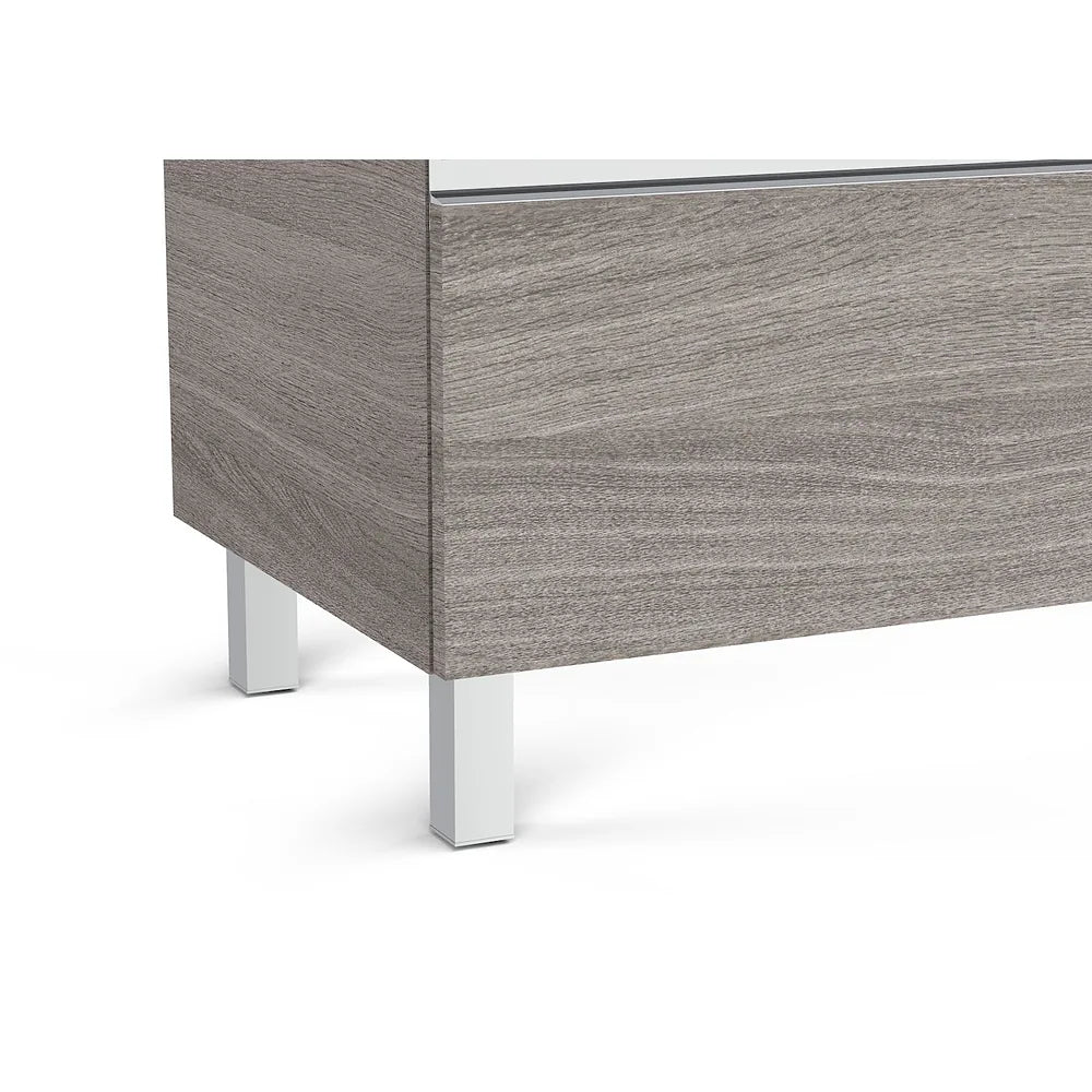 Mueble de Baño con Lavabo Doble Family Victoria de 119 cm Colección Unik Blanco Brillo Roca - Vista 3