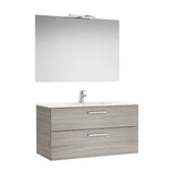 Suspended Bathroom Set 100 cm Victoria Collection Oak Roca