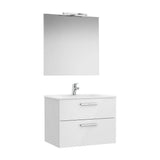 Conjunto de Casa de Banho Cor Branco Brilhante de 70 cm Colección Victoria Roca