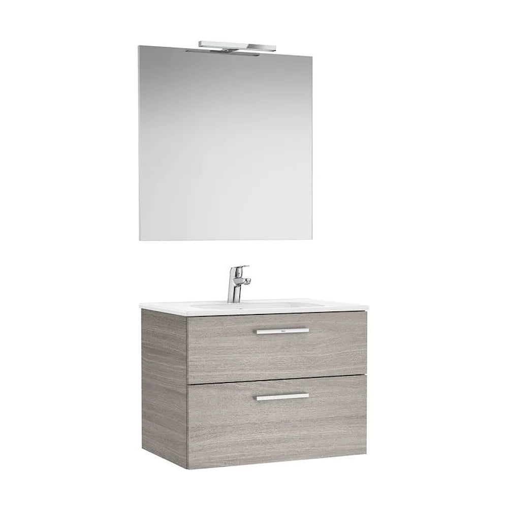 Conjunto de Baño Suspendido de 70 cm Colección Victoria Roble Roca - Vista 1