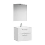 Conjunto de Casa de Banho Cor Branco Brilhante de 60 cm Colección Victoria Roca
