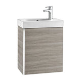 Bathroom Vanity Unit with Basin Suspendido Arena Texturizado Mini de 45 cm Colección Unik Roca