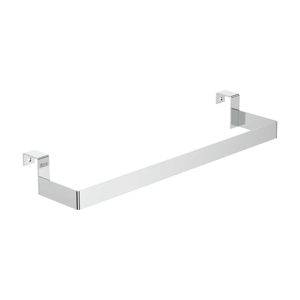 Mueble con dos cajones y lavabo izquierdo 90 cm de ancho en color blanco brillo Unik Prisma Roca - Vista 3