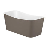 Baignoire en Stonex Rectangulaire Café-blanc Maui Square Roca