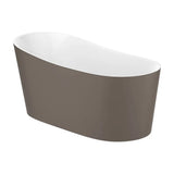 Baignoire en Stonex Ovale Café-blanc Maui Round Roca