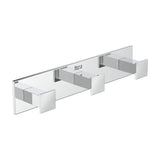 Percha Triple Toallero Cromado Square Hotels Roca