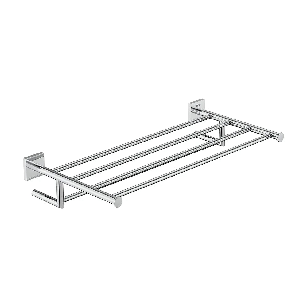 Toallero de baño de metal de 30 cm con un acabado en color cromado Hotels Square Roca - Vista 1