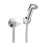 Kit de Ducha para Bidé Una Salida con Llave de Paso Cromado Be Fresh Roca