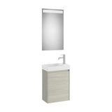 Mirror and Washbasin Set Light Ella Ona Unik 45 cm Oak Roca