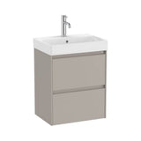 Bathroom Vanity Unit con 2 Cajones Arena Mate Ella Ona de 55 cm Colección Unik Roca