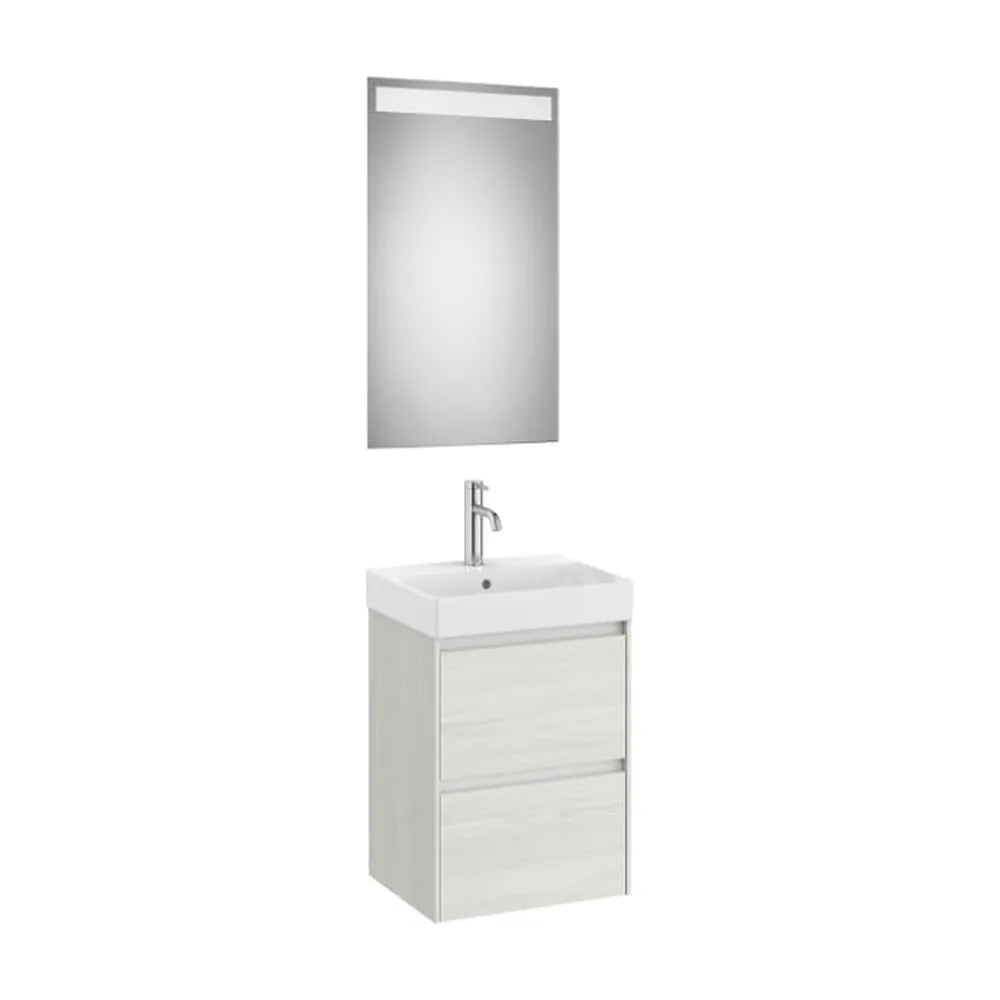 Conjunto de Baño con Lavabo y Arena Mate Ella Ona de 55 cm Colección Unik Roca - Vista 1
