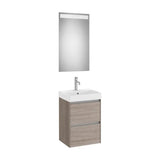 Conjunto de Baño Olmo Oscuro Ella Ona de 60 cm Colección Unik Roca