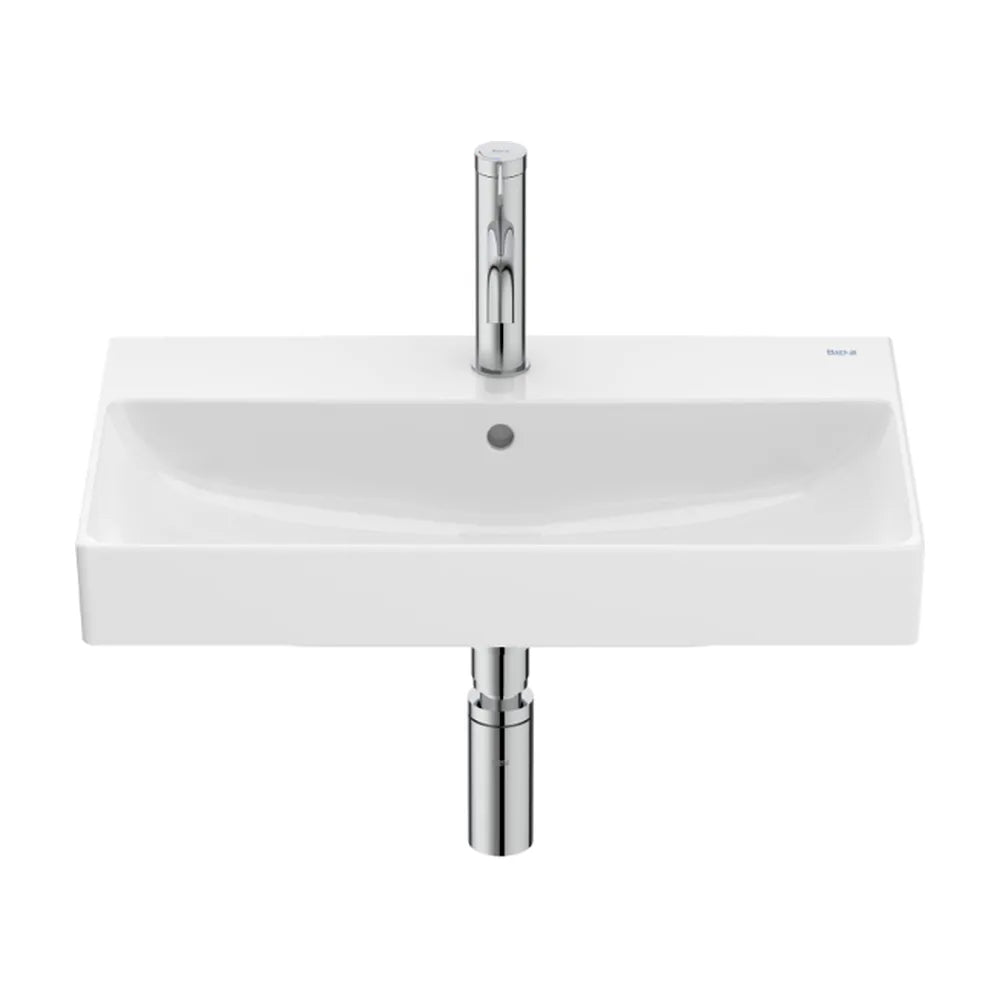 Lavabo Mural de Fineceramic con Semi Pedestal Ona 60 cm Blanco Roca - Vista 3