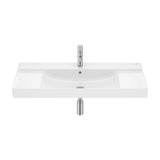Lavatório Suspenso de Porcelana Branco Ona 100x46cm Roca