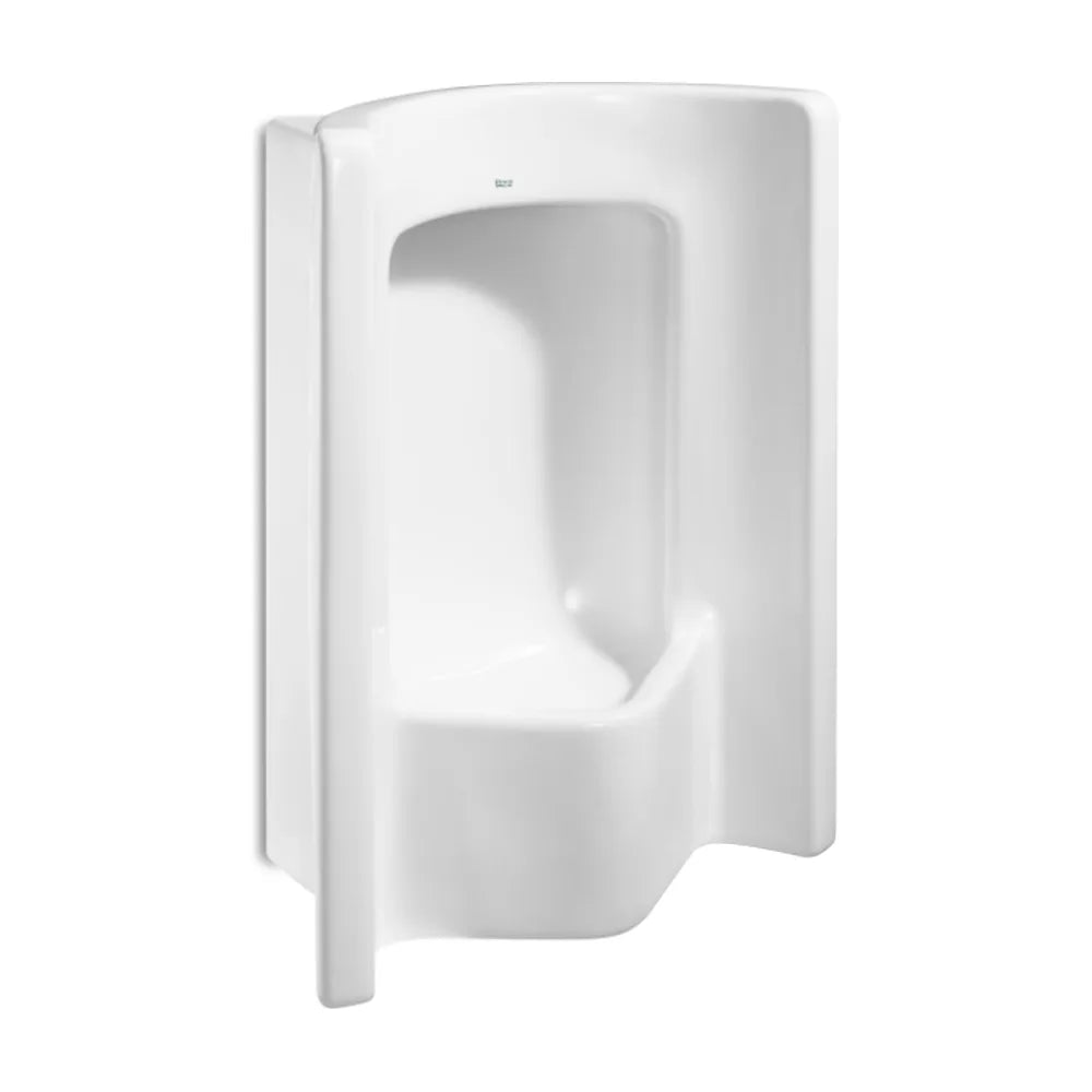 Urinario de porcelana con alimentación superior y un acabado en color blanco Site Roca - Vista 1