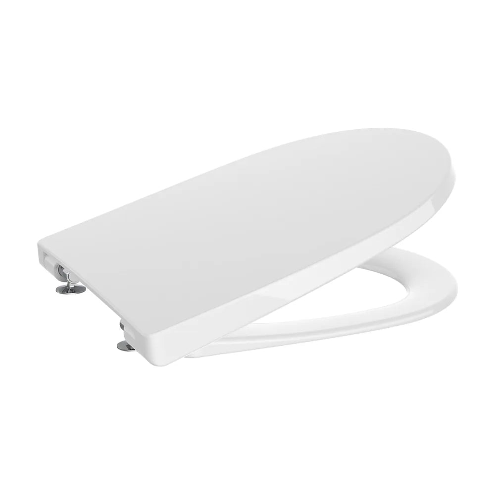 Tapa y asiento para inodoro de Supralit® con caída amortiguada y un diseño circular Ona Roca - Vista 1