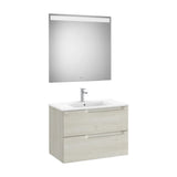 Ensemble Avec Bac Centré Blanc Bois Aleyda 80 cm Roca