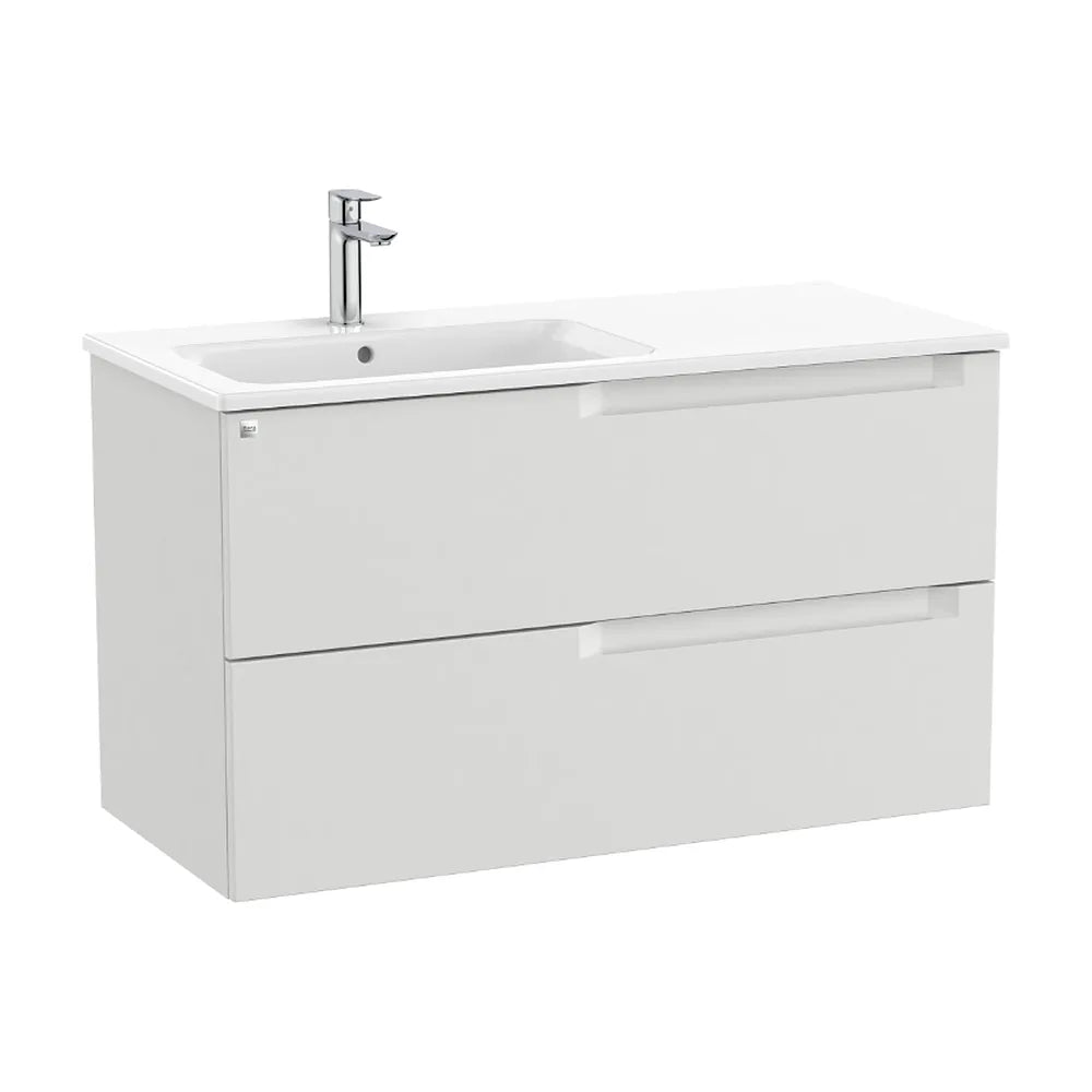 Mueble de Baño con Lavabo a Izquierda Gris Piedra Aleyda de 100 cm Colección Unik Roca - Vista 1