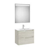 Ensemble Bac Centré Blanc Bois Aleyda 70 cm Roca