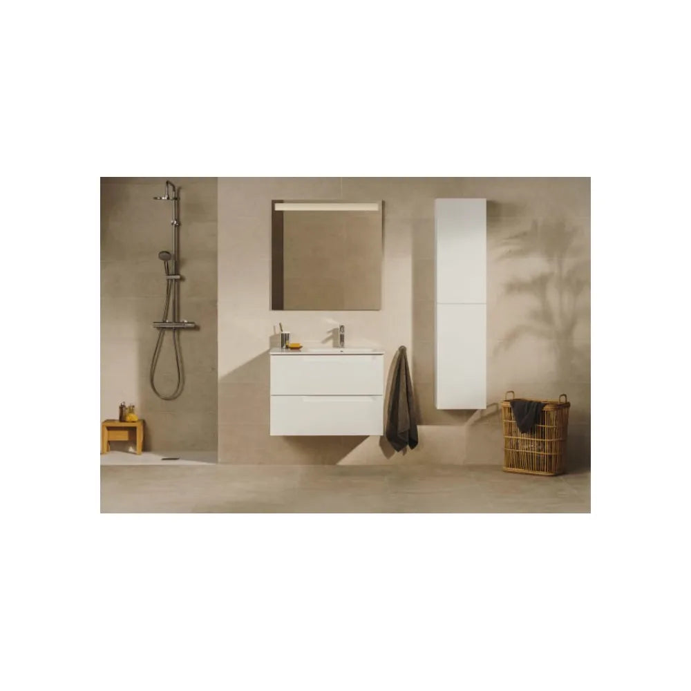 Conjunto de Lavabo Centrado Aleyda 70 cm Blanco Mate Roca - Vista 2