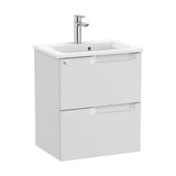 Bathroom Vanity Unit with Basin Centrado Gris Piedra de 50 cm Colección Aleyda Roca