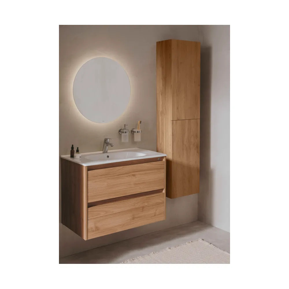 Conjunto de Lavabo de 2 Cajones City Tenet 70 cm Roble Roca - Vista 2