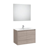 Conjunto de Lavabo de Dos Puertas City Tenet 80 cm Roble Roca