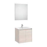 Conjunto de Lavabo de Dos Puertas Nórdico Tenet 60 cm Fresno Roca
