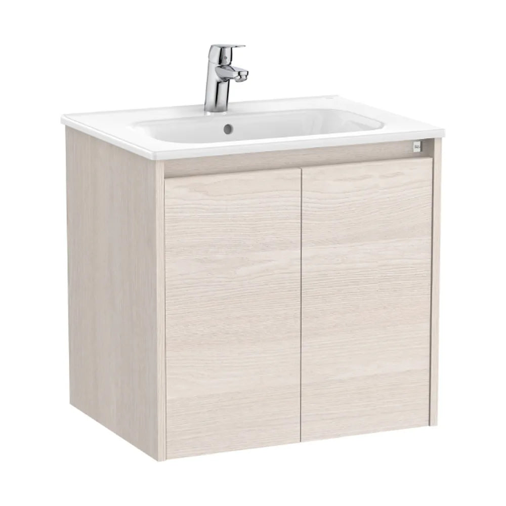 Mueble de Baño con Lavabo y 2 Puertas Nórdico de 60 cm Colección Tenet Fresno Roca - Vista 1