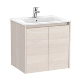 Mueble de Baño con Lavabo y 2 Puertas Nórdico de 60 cm Colección Tenet Fresno Roca