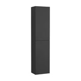 Mueble Columna Auxiliar de Baño Reversible y Suspendido Extra Gris Antracita Roca